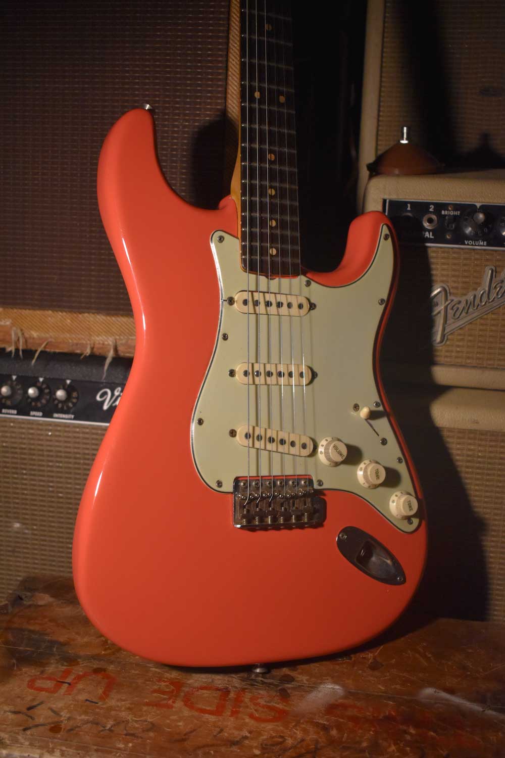 1963 Fender Stratocaster Fiesta Red - Serial: L08477 - Cesco's 